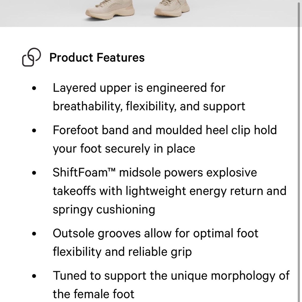 lululemon athletica Chargefeel 3 Beige Athletic Shoes - Picture 12 of 12